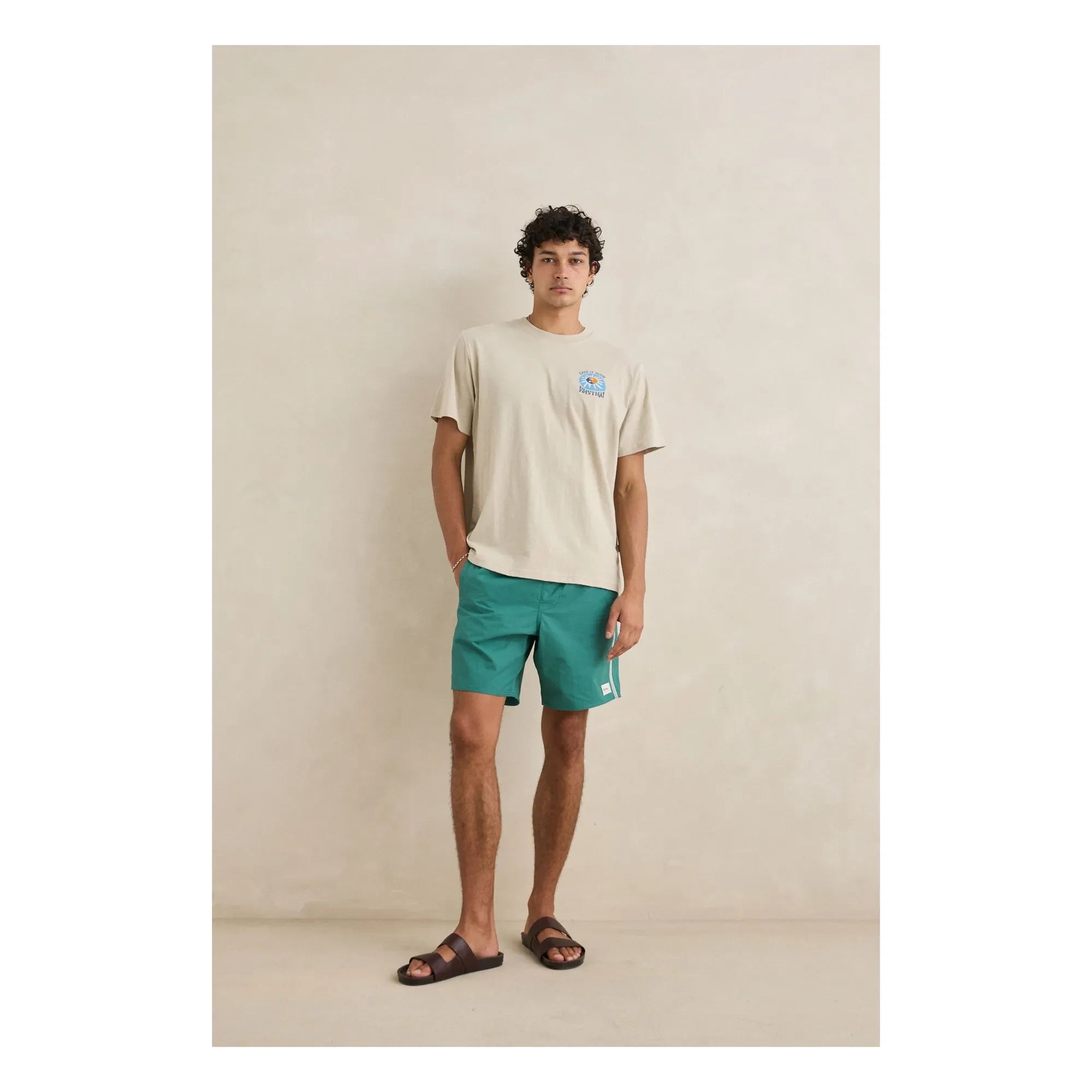 Rhythm - Slow Down T-shirt | Beige