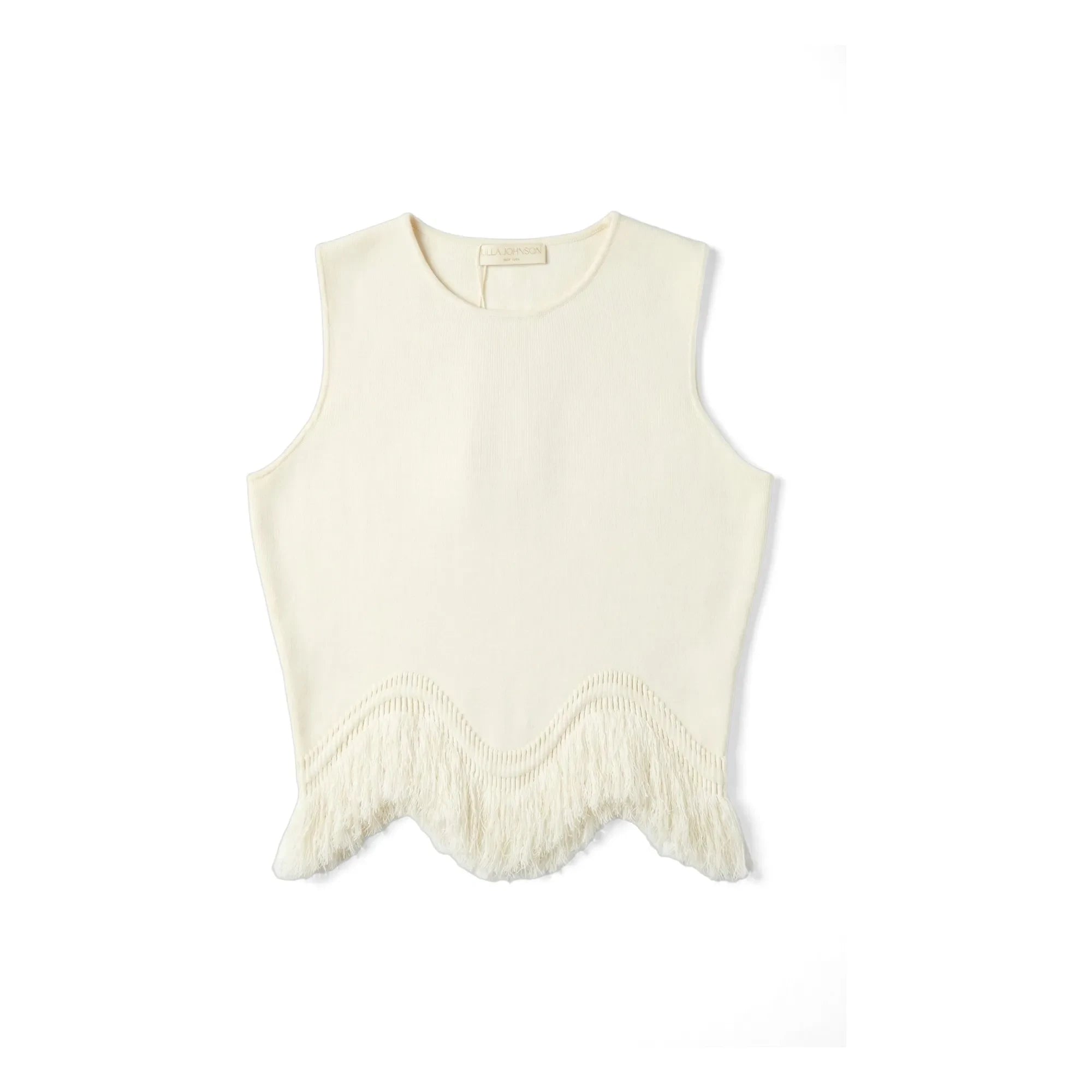Ulla Johnson - Koa Fringed Top | Ecru