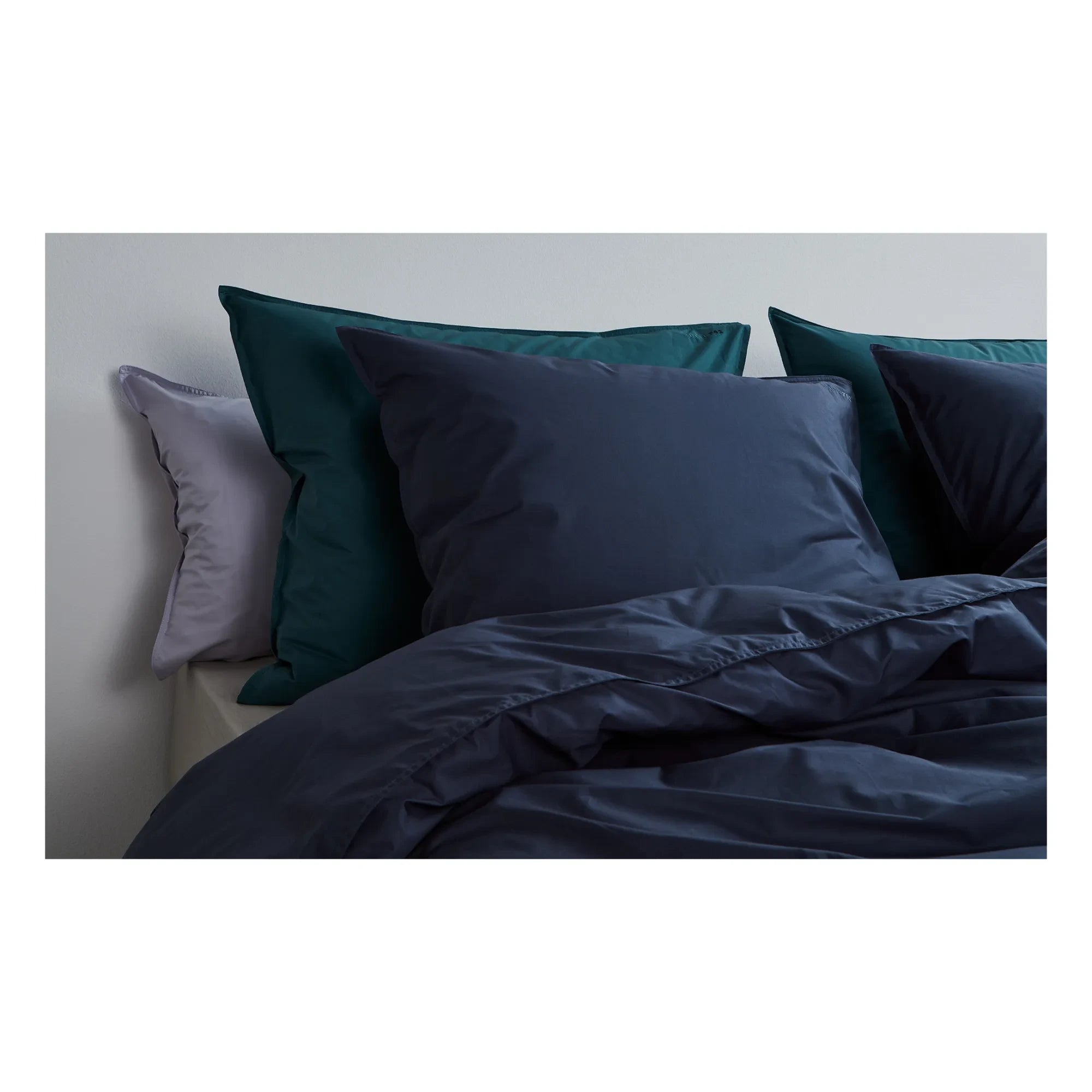 Suite 702 - Organic Percale Duvet Cover | Navy Blue