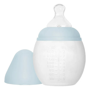 Elhée - Medical Silicone Baby Bottle and Physiological Nipple | Light Blue