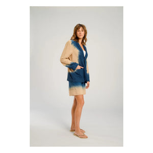 Virginie de Vinster - Blazer Tye and Die Oga | Blue