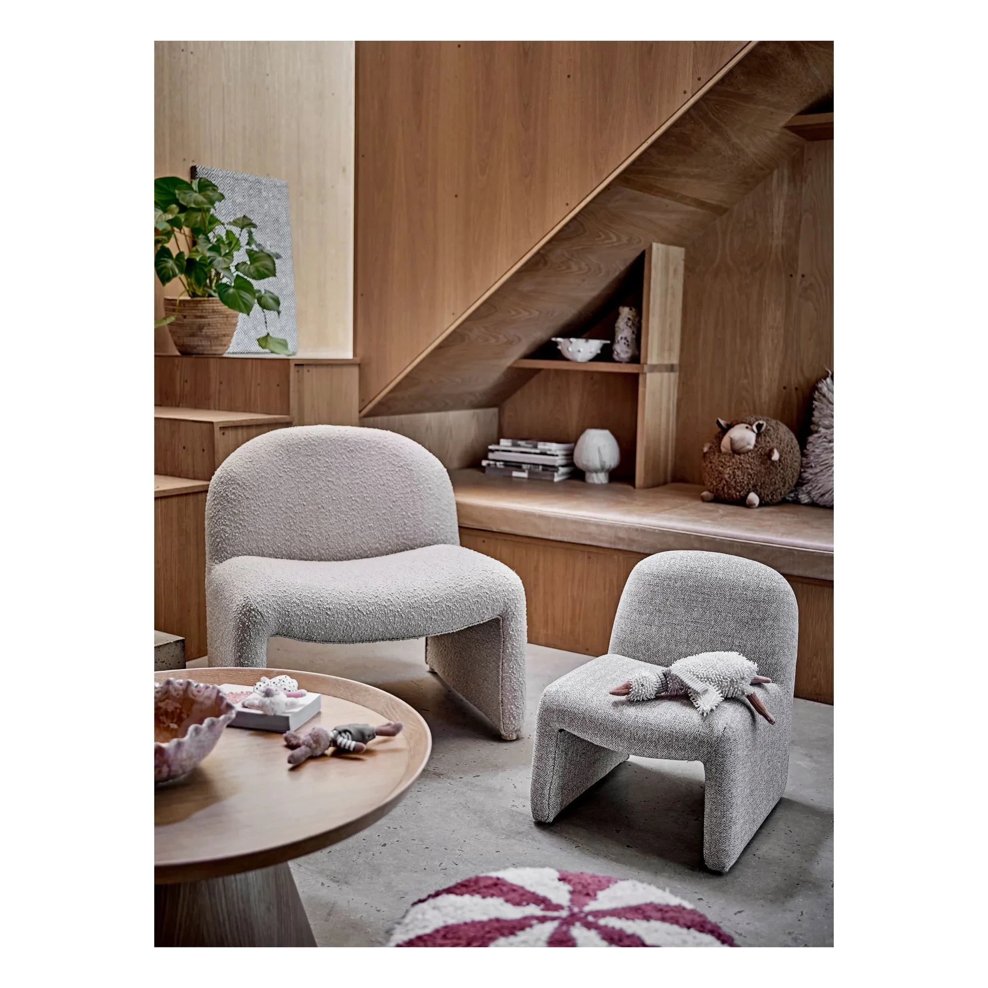 Bloomingville Mini - Neel children's chair | Light gray