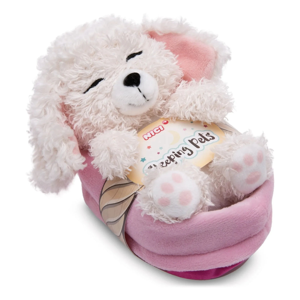 Nici - Poodle Plush - Sleeping Pets | White