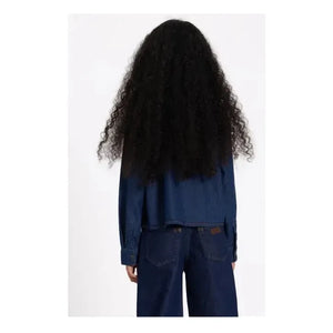 Finger in the nose - Crush Short Denim Shirt | Raw denim