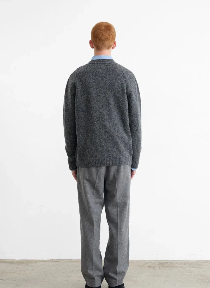 Edmmond Studios - Duck Patch Cardigan | Gray