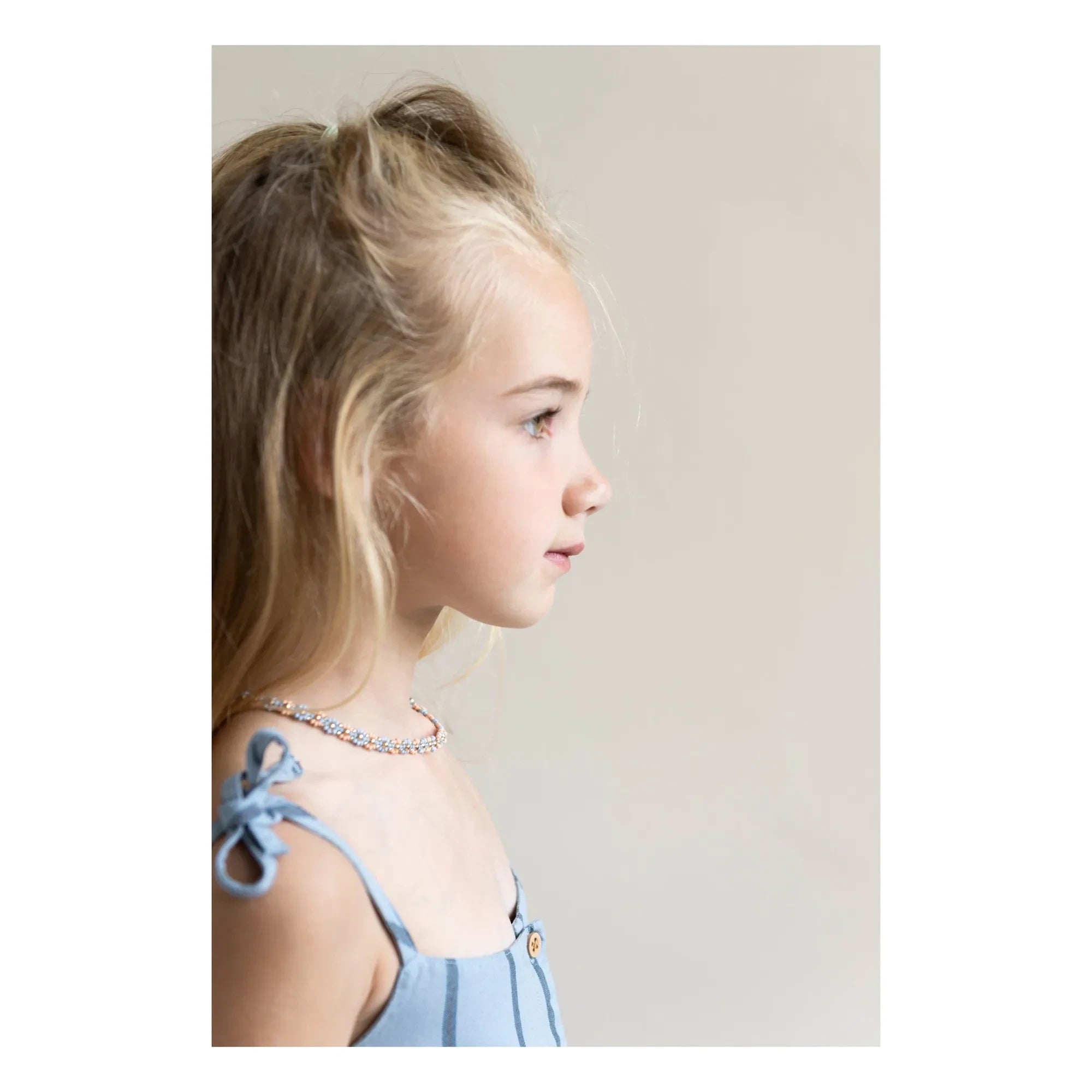 Jenest - Blue Flower Necklace