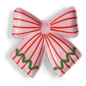 &Klevering - Striped Tray | Pink