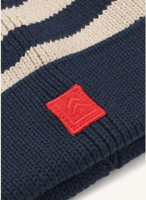 Liewood - Ezra organic cotton striped hat | Navy