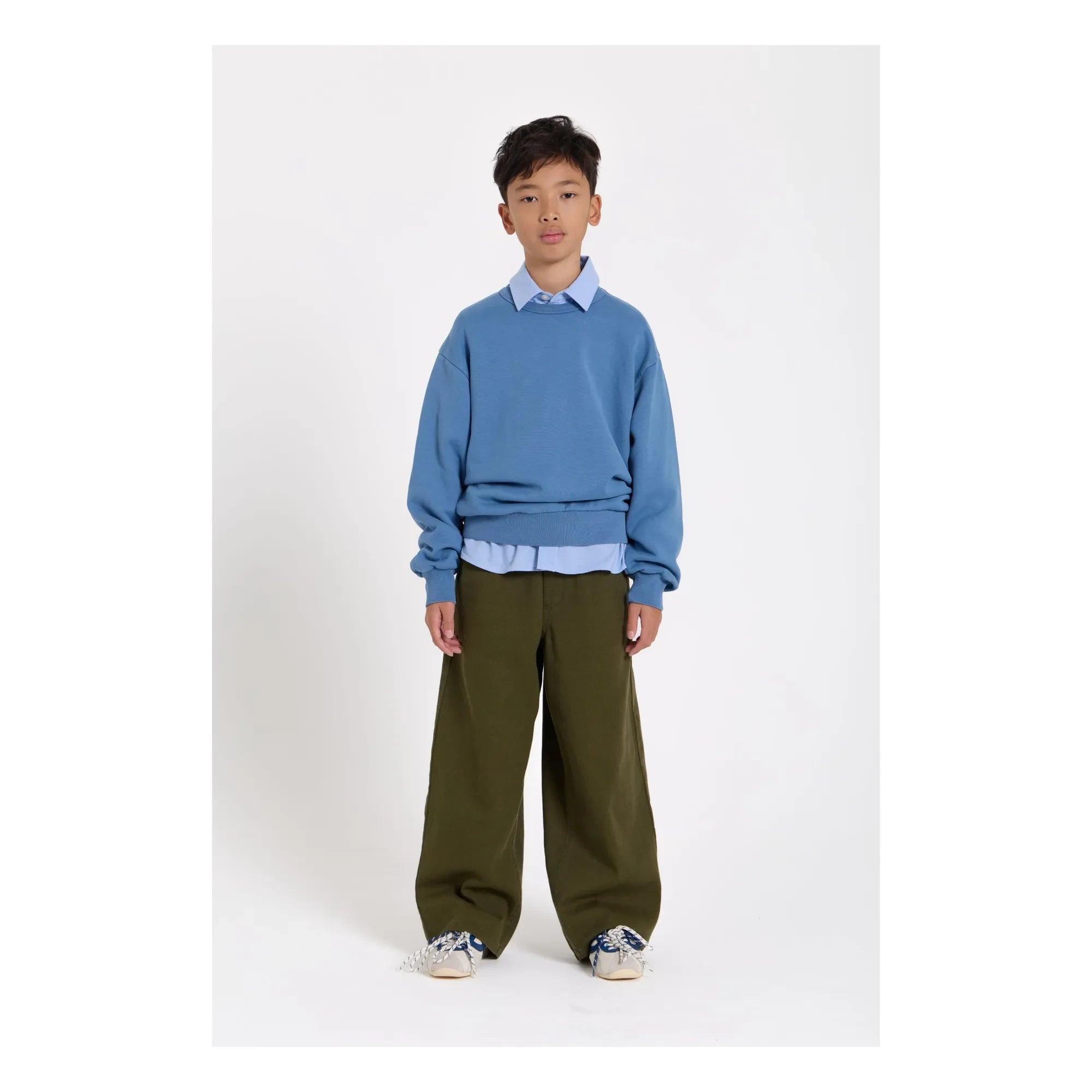 Smallable Kid - Arlo organic cotton sweatshirt | Blue