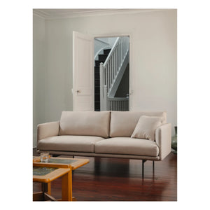Panac Edition - Bouclé Fabric Isly 3-Seater Sofa - 205 cm | Off-White