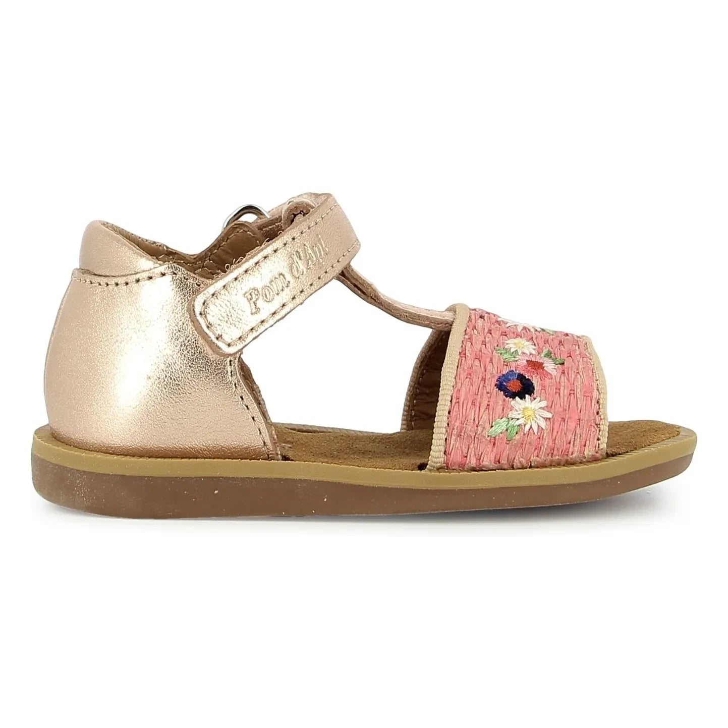 Pom d'Api - Air Natur Fleurs sandals | Pink