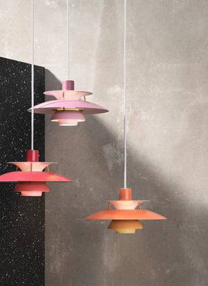 Louis Poulsen - PH 5 Sarkıt Lamba, Louis Poulsen | Pembe