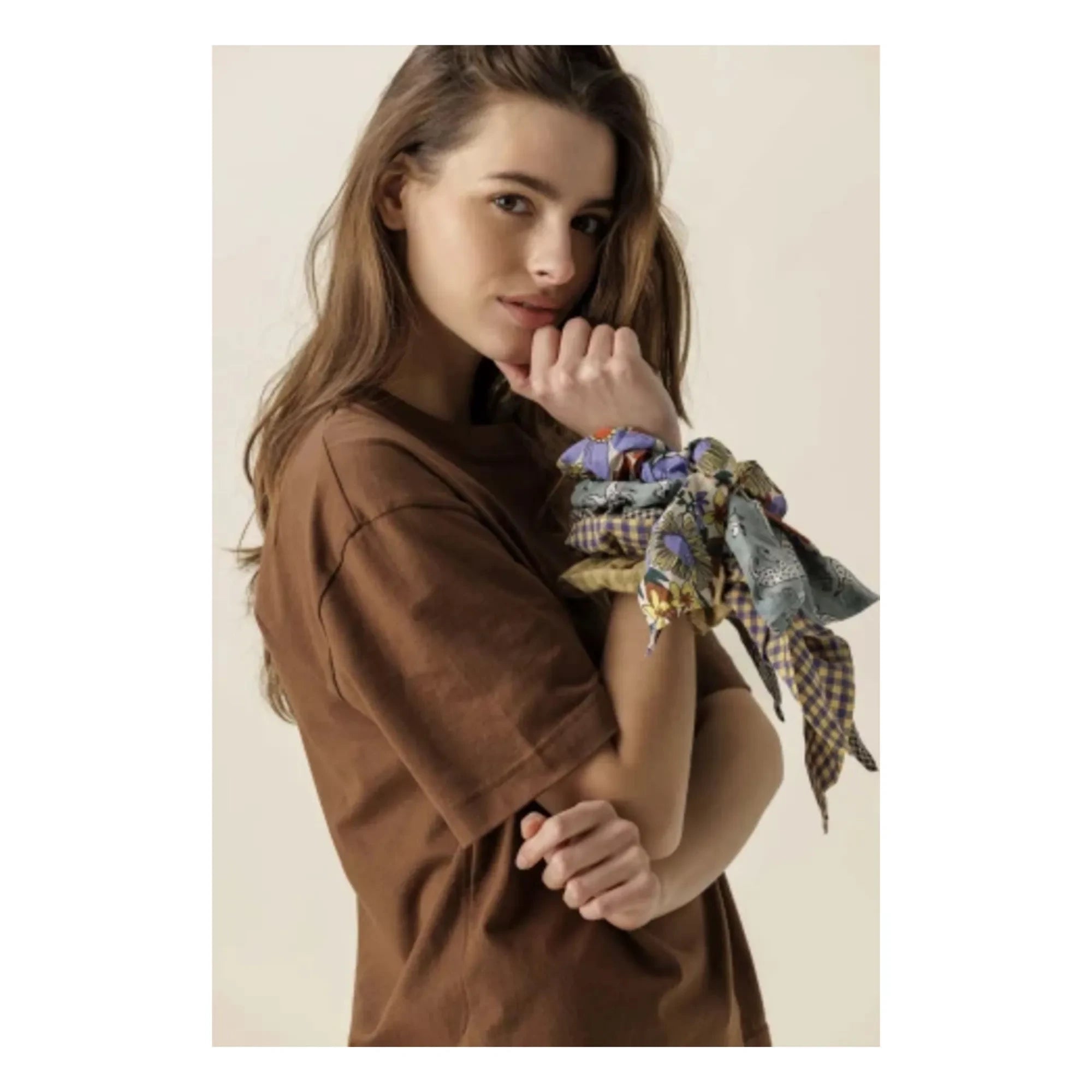 Apaches - Chouchou Mano scarf | Blue