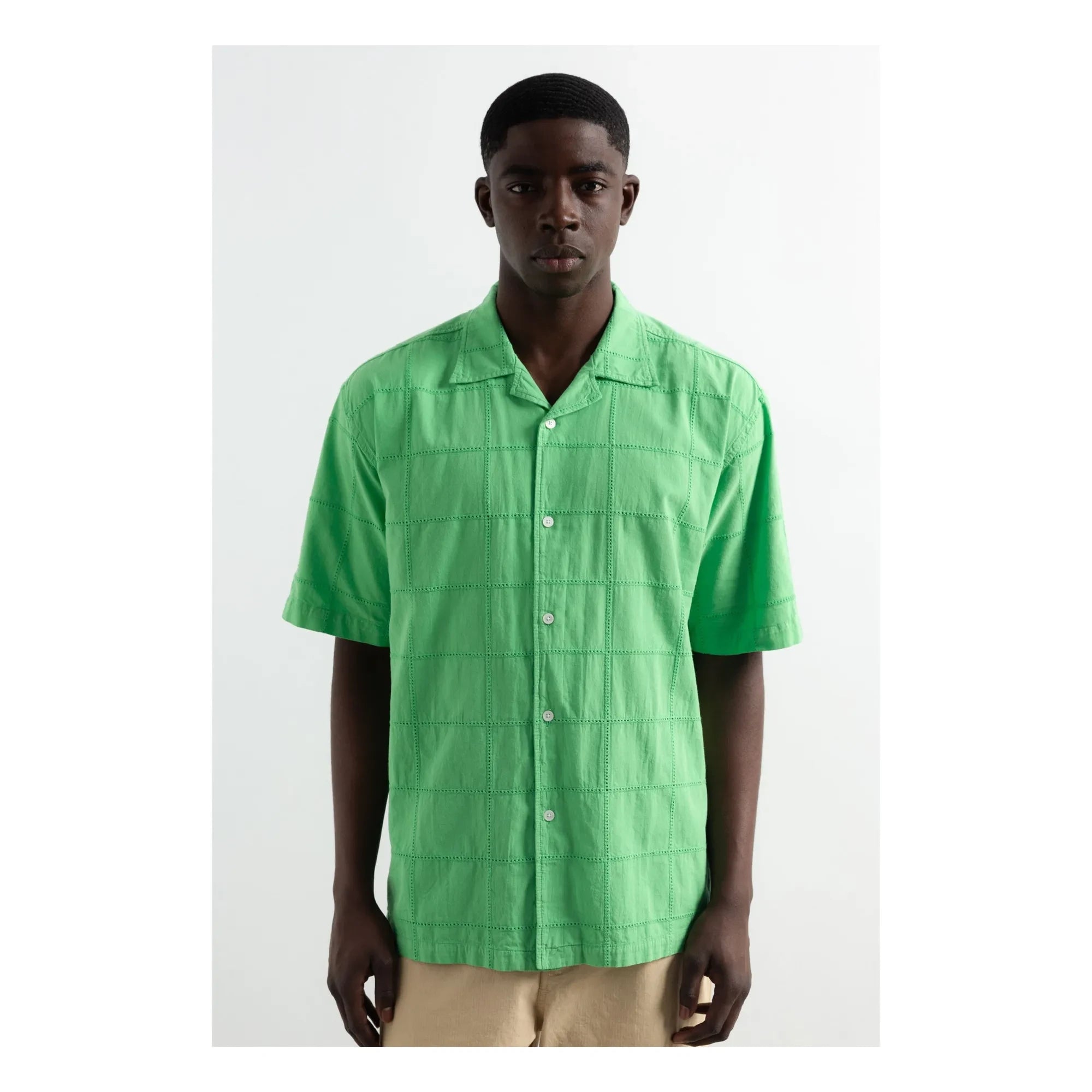 Edmmond Studios - Freedom Short Sleeve Shirt | Green