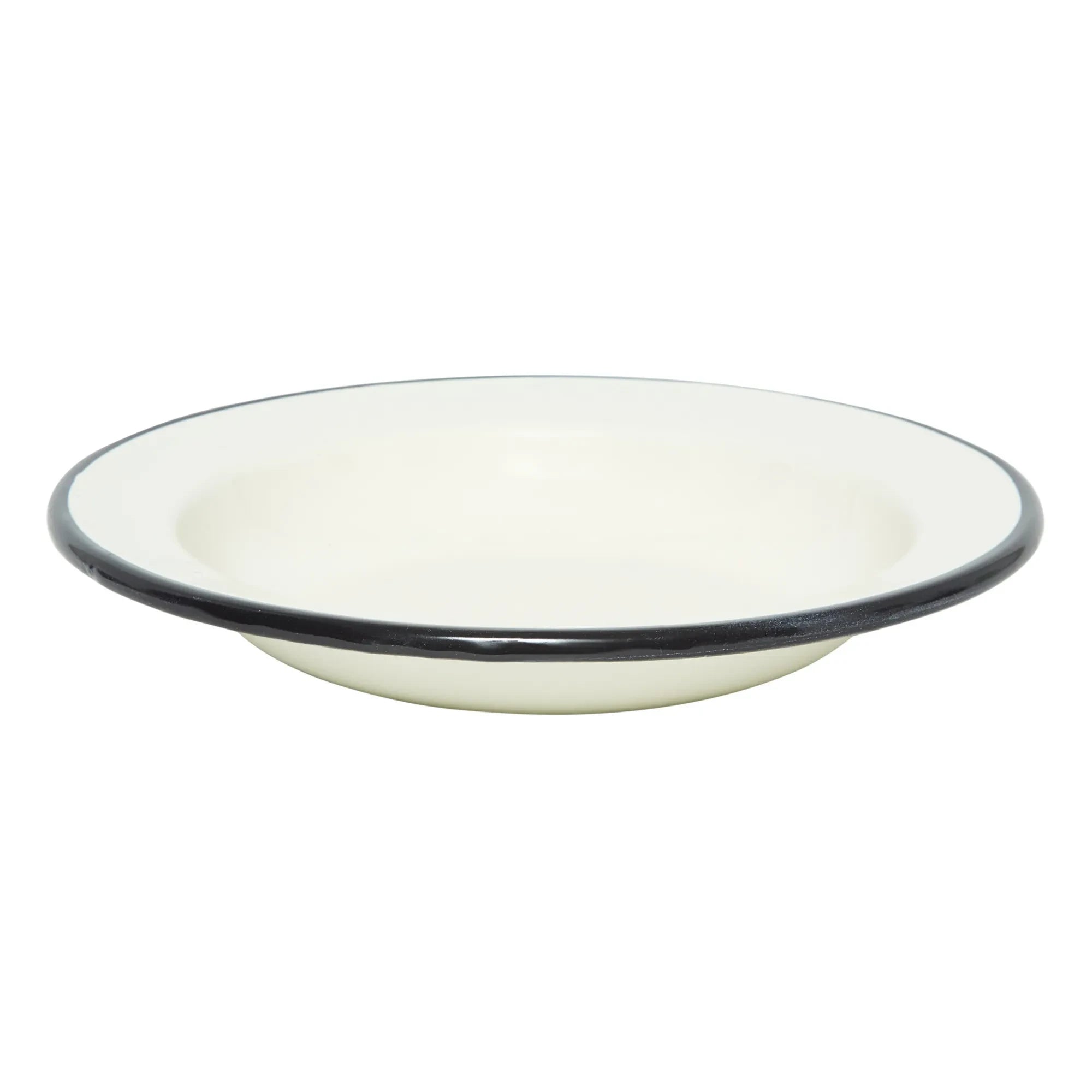 Zangra - Enamel Bowl | Ivory