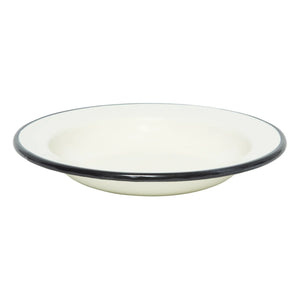 Zangra - Enamel Bowl | Ivory