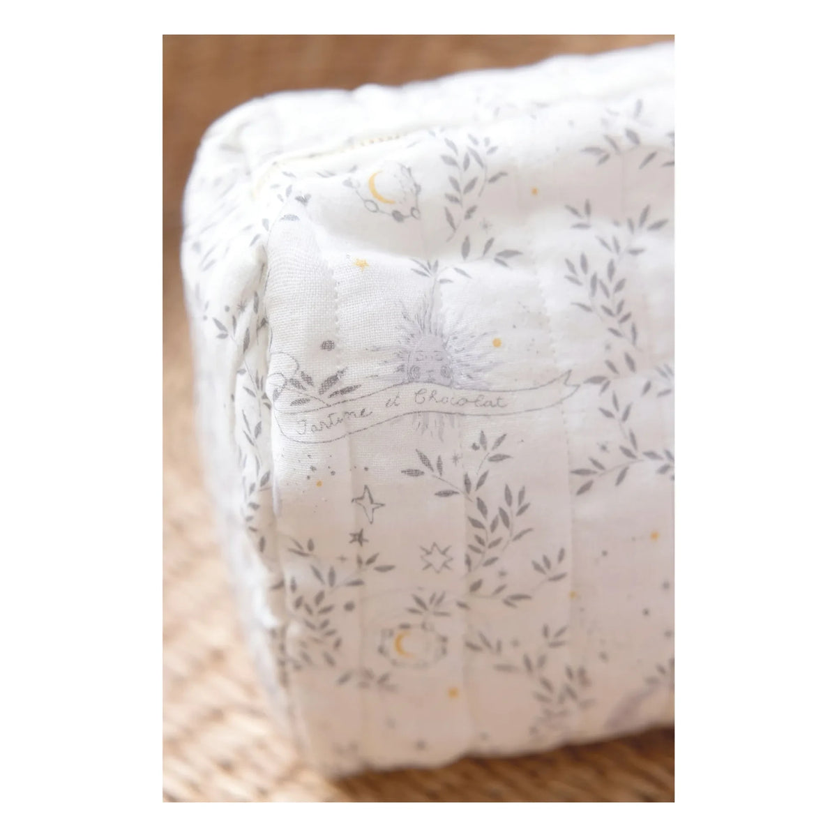 Tartine et Chocolat - Rêve étoilé cosmetic bag | Ecru