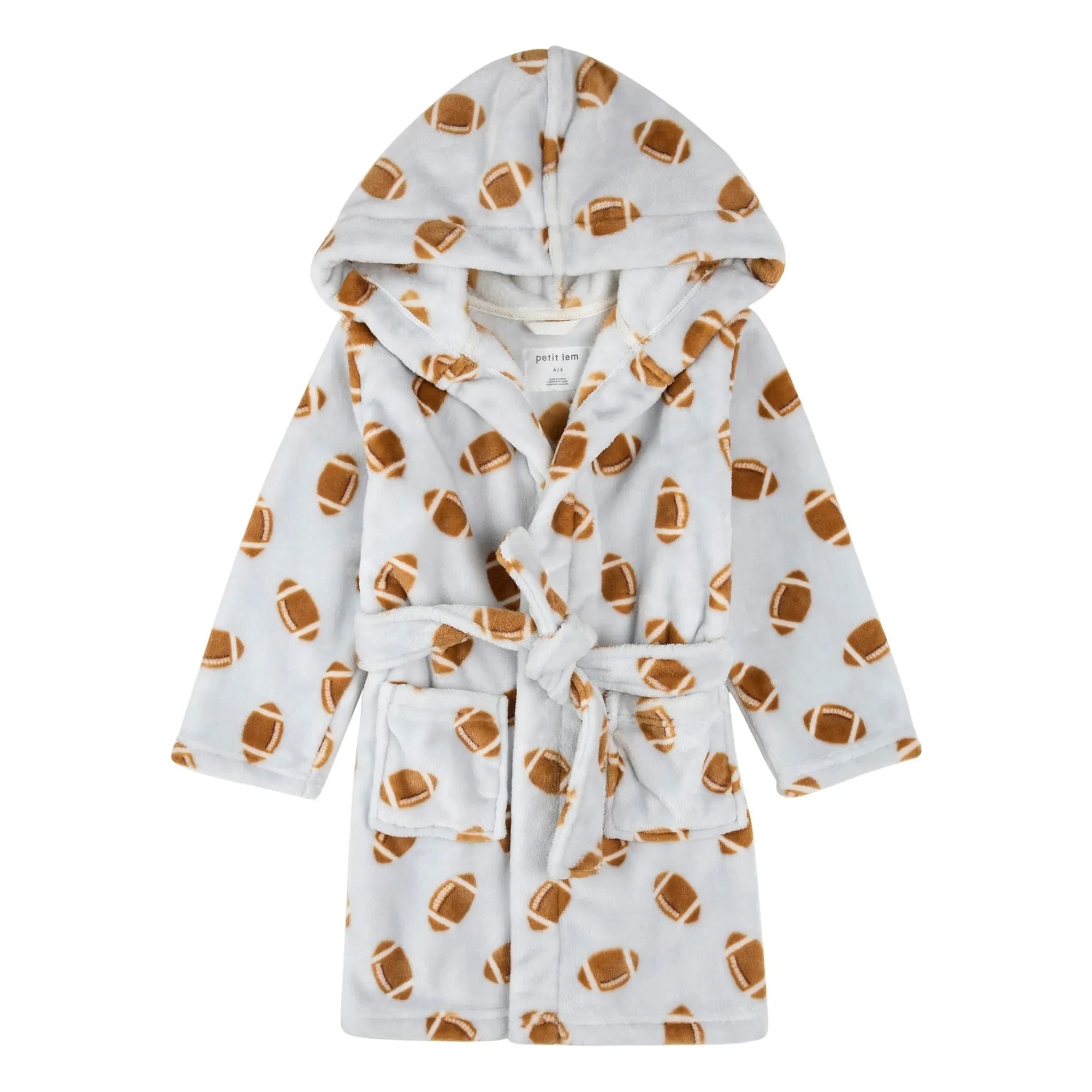 Petit Lem - Recycled Fiber Football Sleepwear | Gray