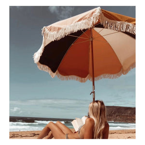 Business & Pleasure Co. - Premium Fringed Beach Umbrella