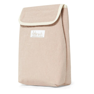 Adorna - Linen Insulated Lunch Bag | Pink