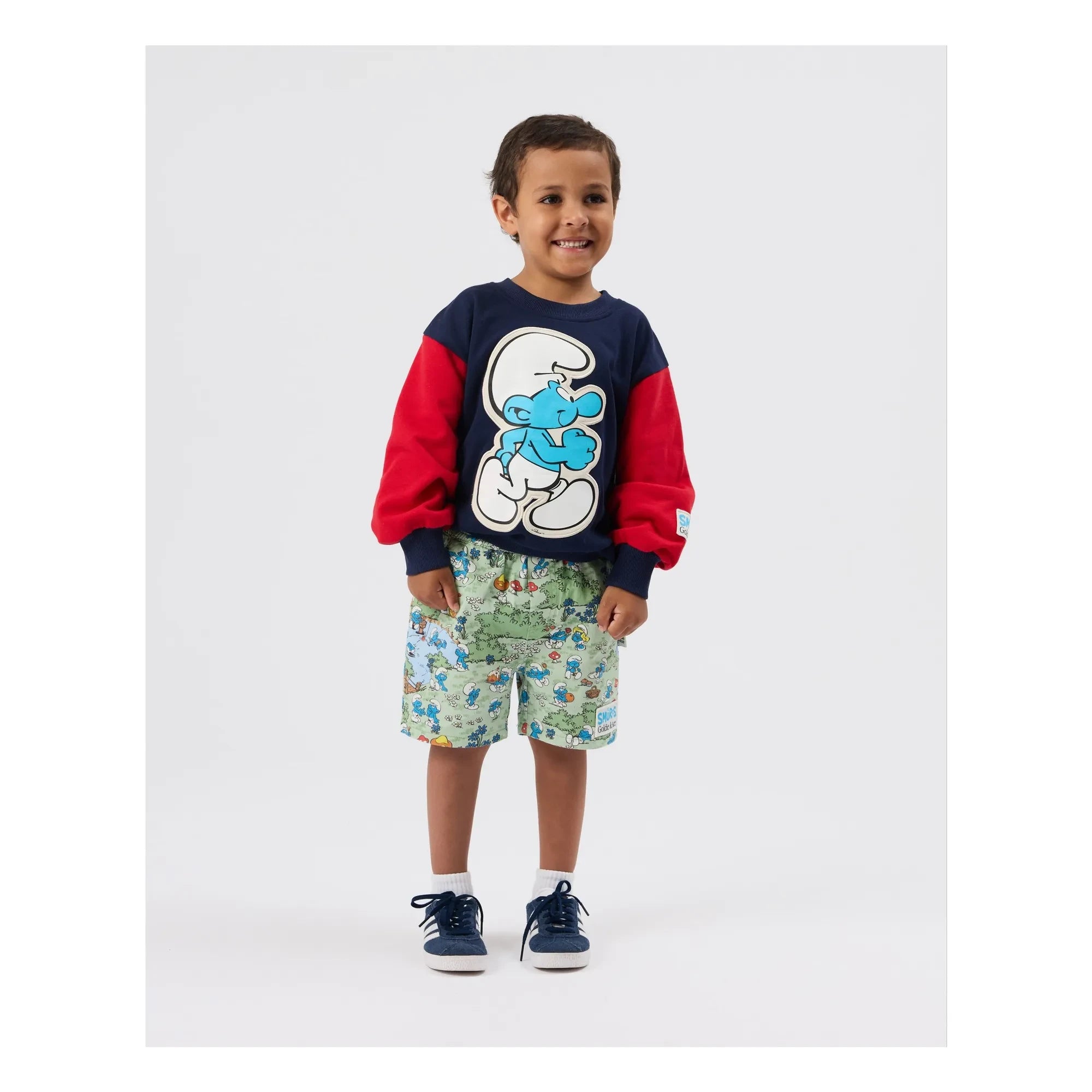 Goldie + Ace - Goldie + Ace x Schtroumpfs Sweatshirt | Lacivert