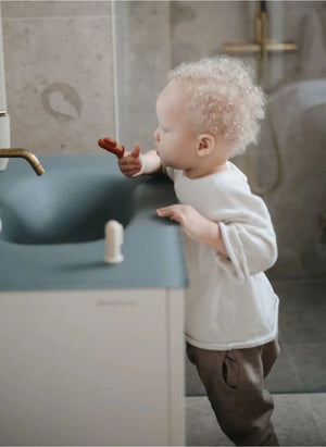 Mushie - Baby Toothbrushes - Set of 2 | Terracotta
