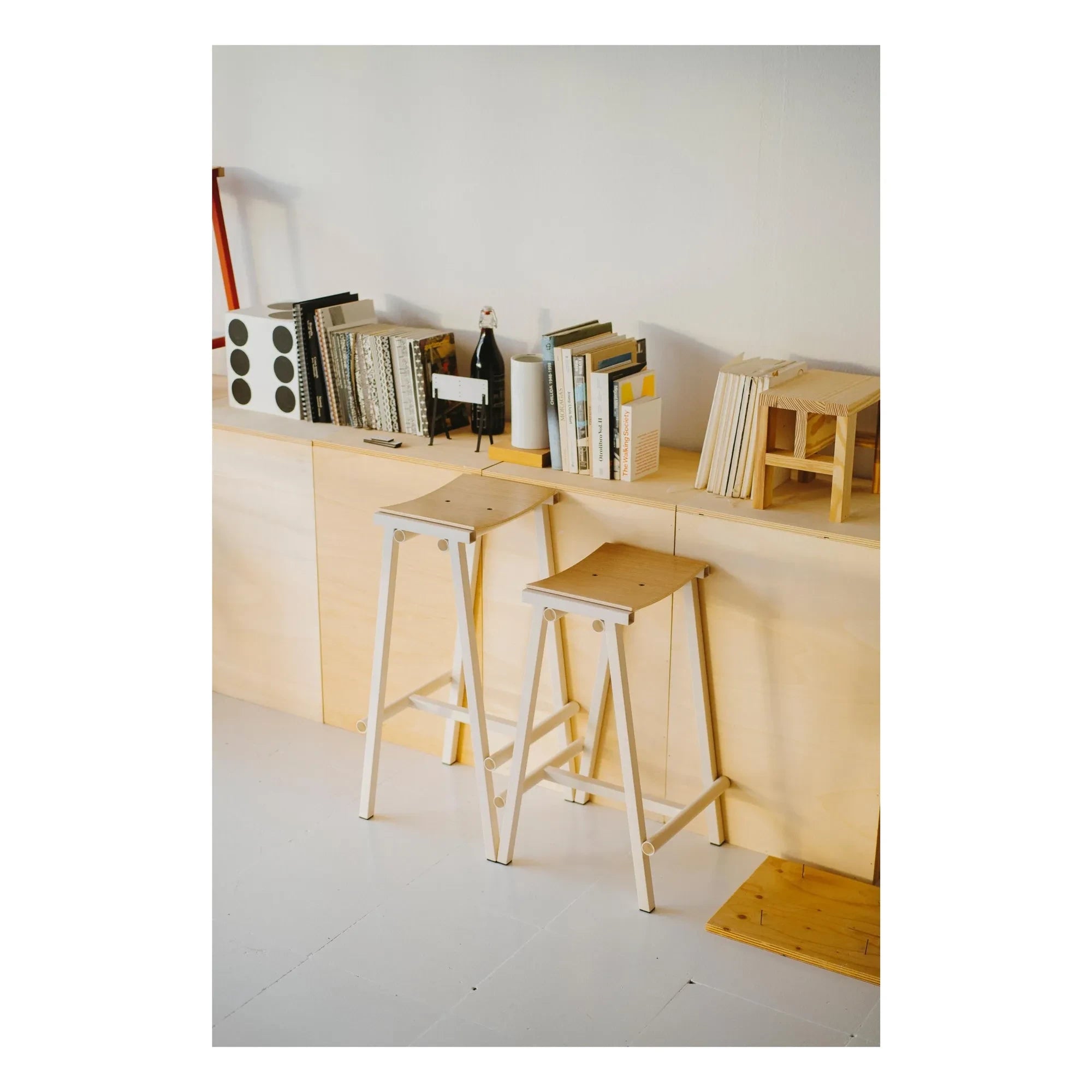 Hay - 75 cm High Stool 8 | Ivory