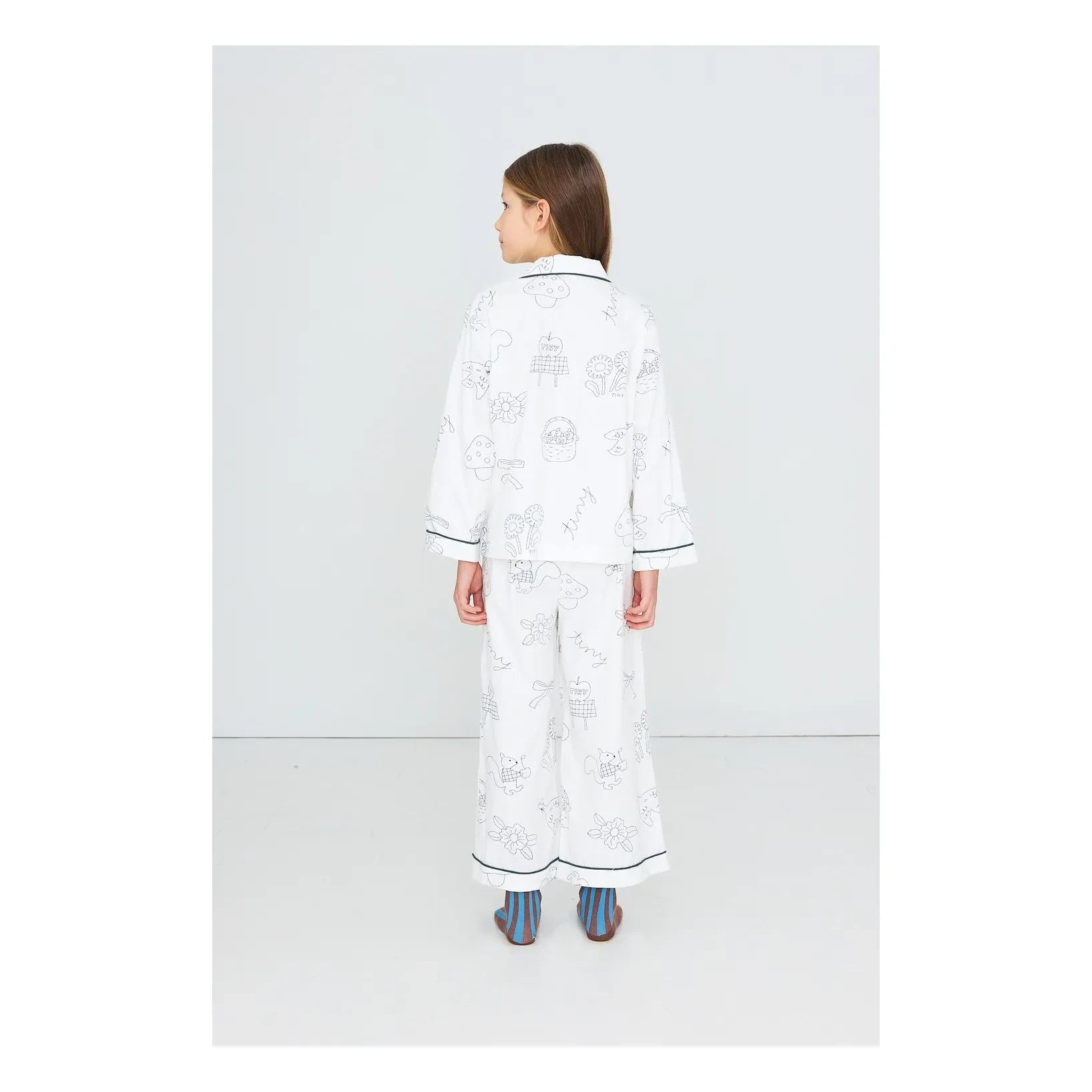 Tinycottons - Apple Pijama | Beyaz