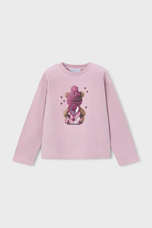 Mayoral long-sleeve cotton top for children