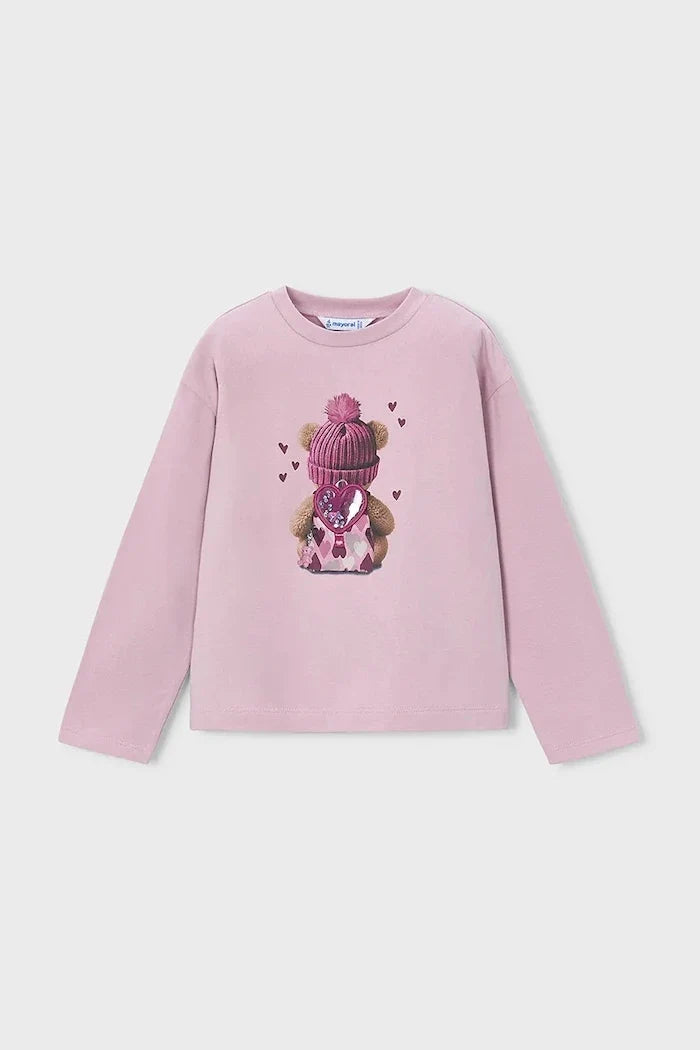 Mayoral long-sleeve cotton top for children