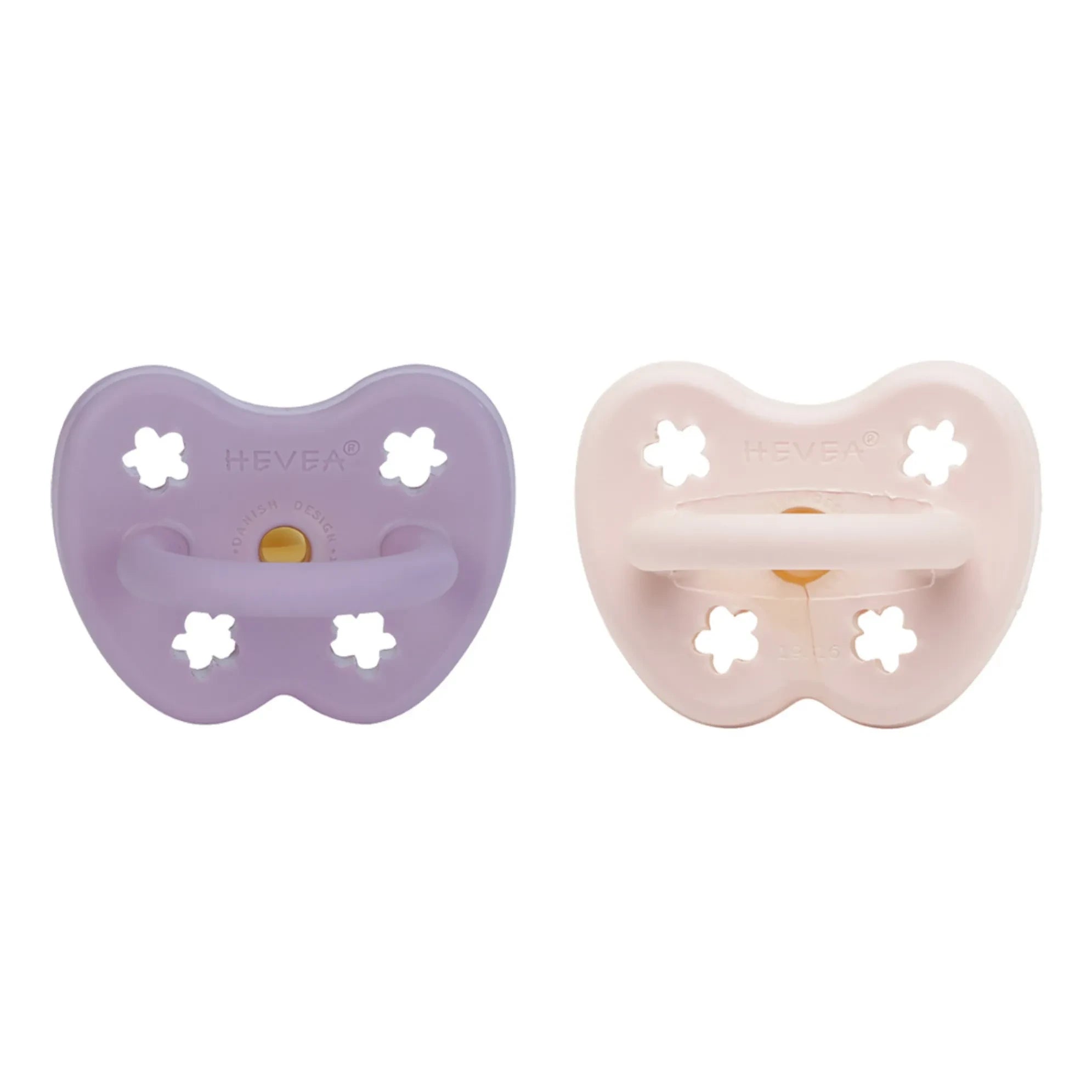 Hevea - Natural Rubber Physiological Pacifiers - Set of 2 | Lavender