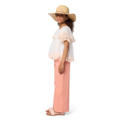 Chloé - Organic Cotton Linen Pants | Coral