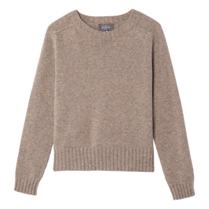 Bompard - Round Neck Cashmere Sweater | Beige