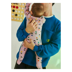 Bobo Choses - Long Pajama and Bib Set | Purple