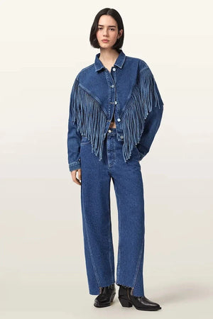 AllSaints loose kadın FOX kot pantolon