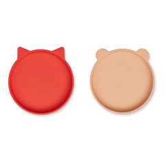 Liewood - Olivia Plates - Set of 2 | Red