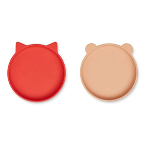Liewood - Olivia Plates - Set of 2 | Red