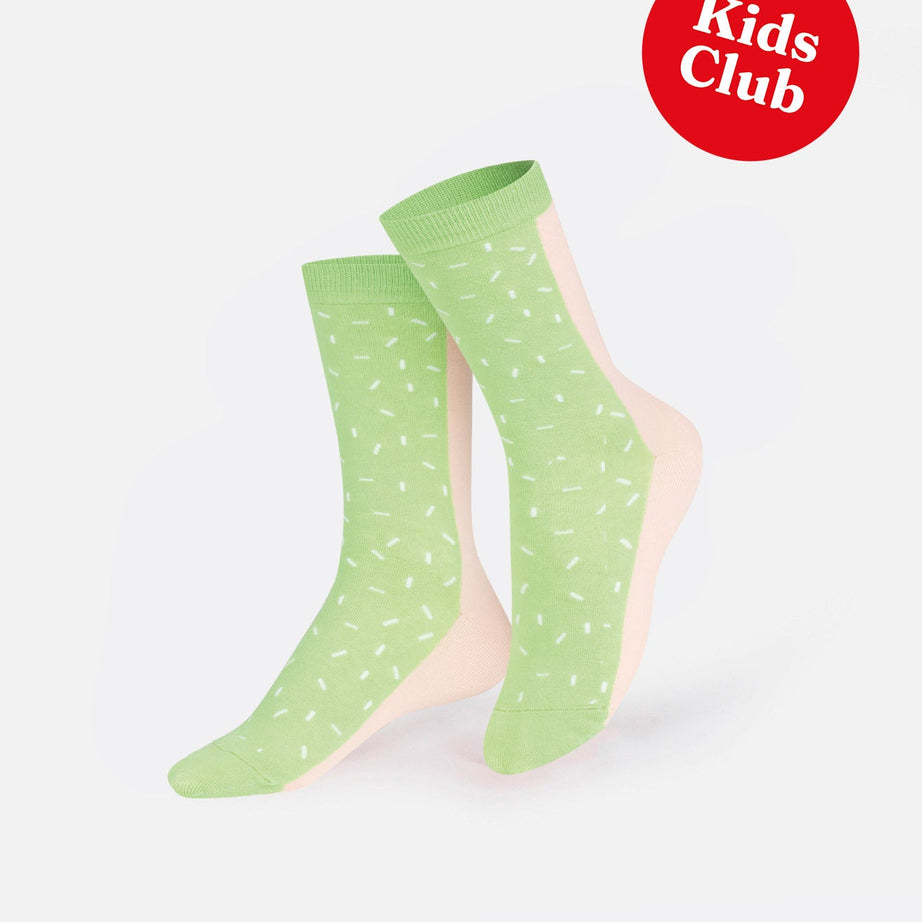 Eat My Socks - Çocuk Tatlı Dondurma Çorap - Dinossi