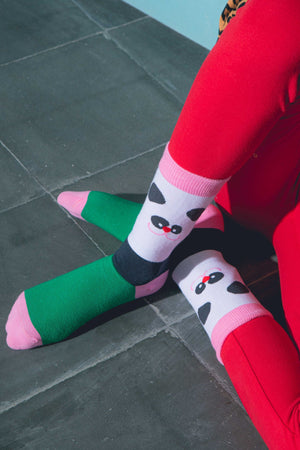 Eat My Socks - Kids Lazy Panda Socks