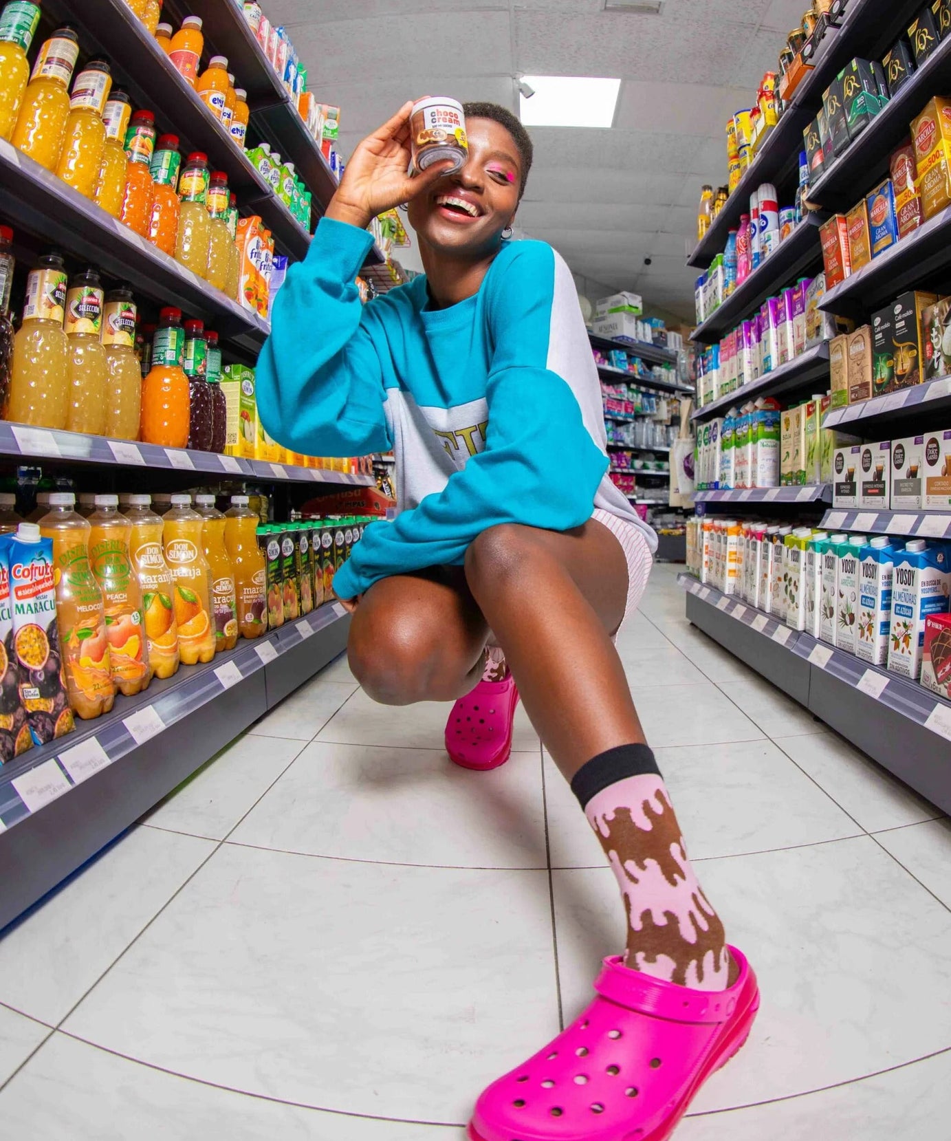 Eat My Socks - Yetişkin Çikolatalı Krema Çorap - Dinossi