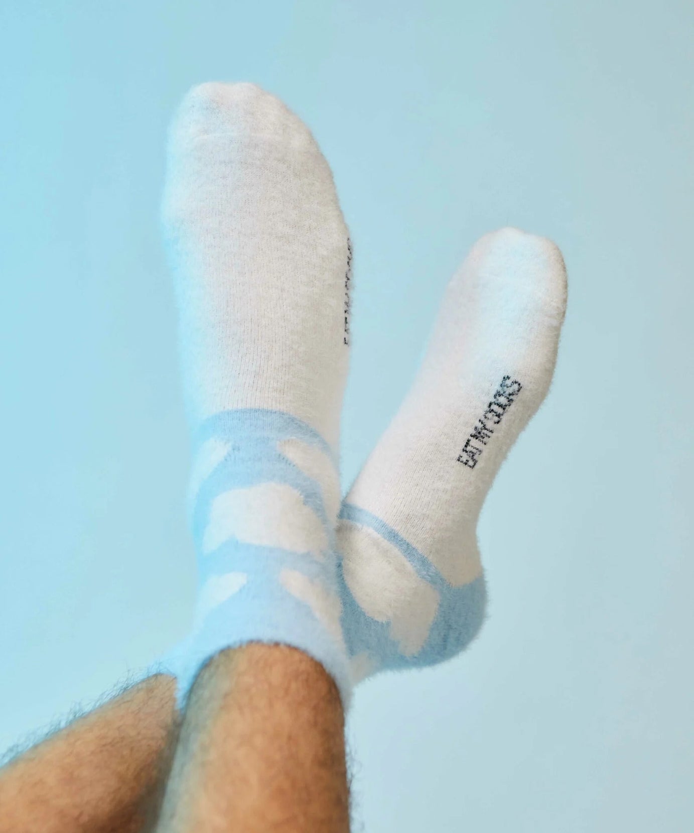 Eat My Socks - Yetişkin Tüylü Bulut Çorap - Dinossi