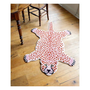 Doing Goods - Leopard Rug | Pink