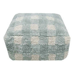 Lorena Canals - Plaid Pouf | Sage