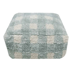 Lorena Canals - Plaid Pouf | Sage