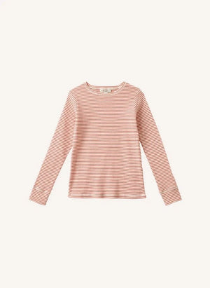 Caramel - Kishon Striped T-Shirt | Red