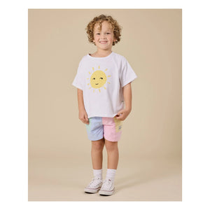 Goldie + Ace - Exclusive Goldie+Ace x Smallable - Oversized Sun T-Shirt | White