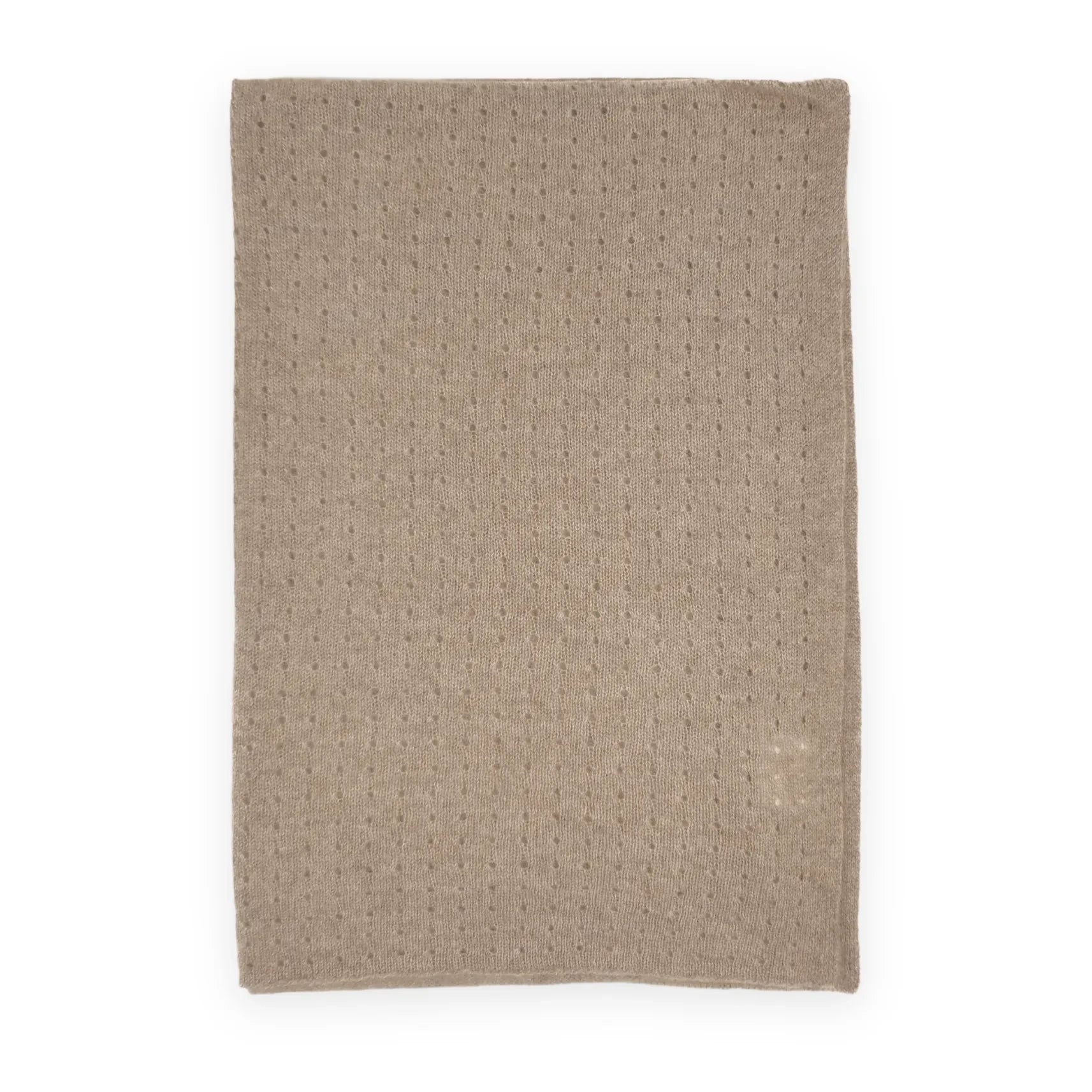 My Little Freckle - Organic Cotton Pointelle Blanket | Camel