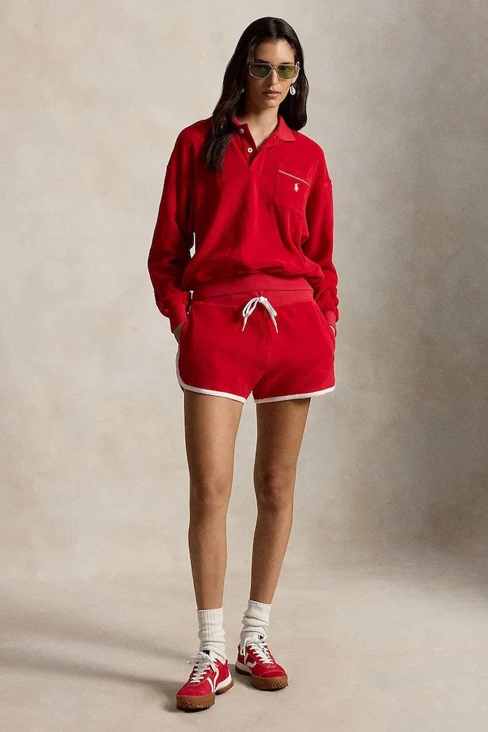 Polo Ralph Lauren kadın pamuklu sweatshirt LT WT COTTON TERRY-KNT-POLO