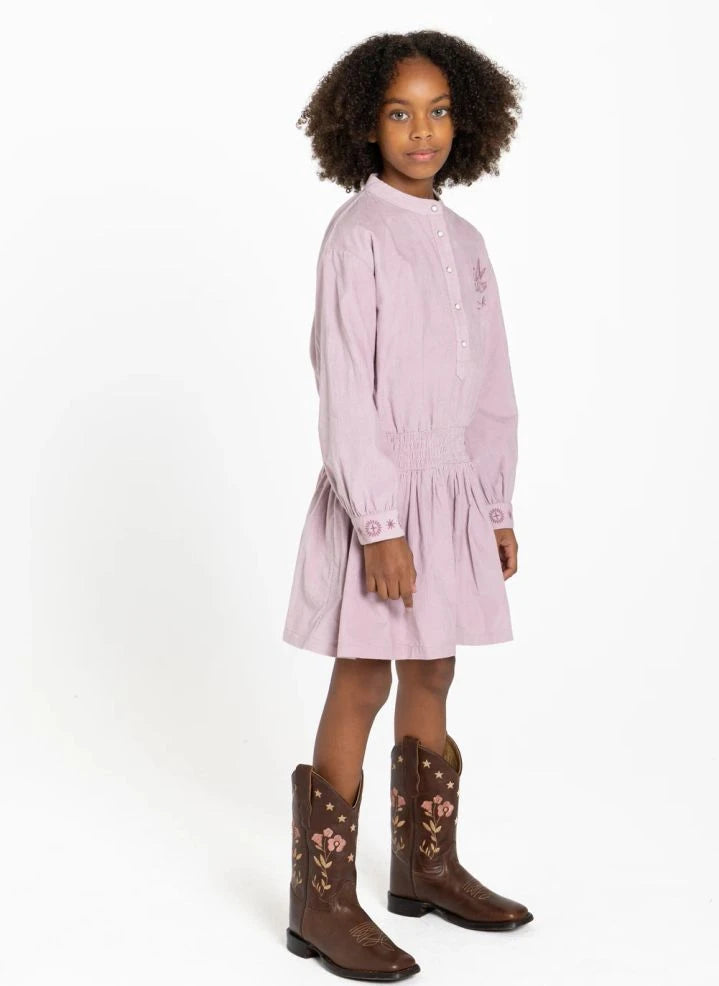 Hundred Pieces - Enoha Stars Dress | Powder Pink