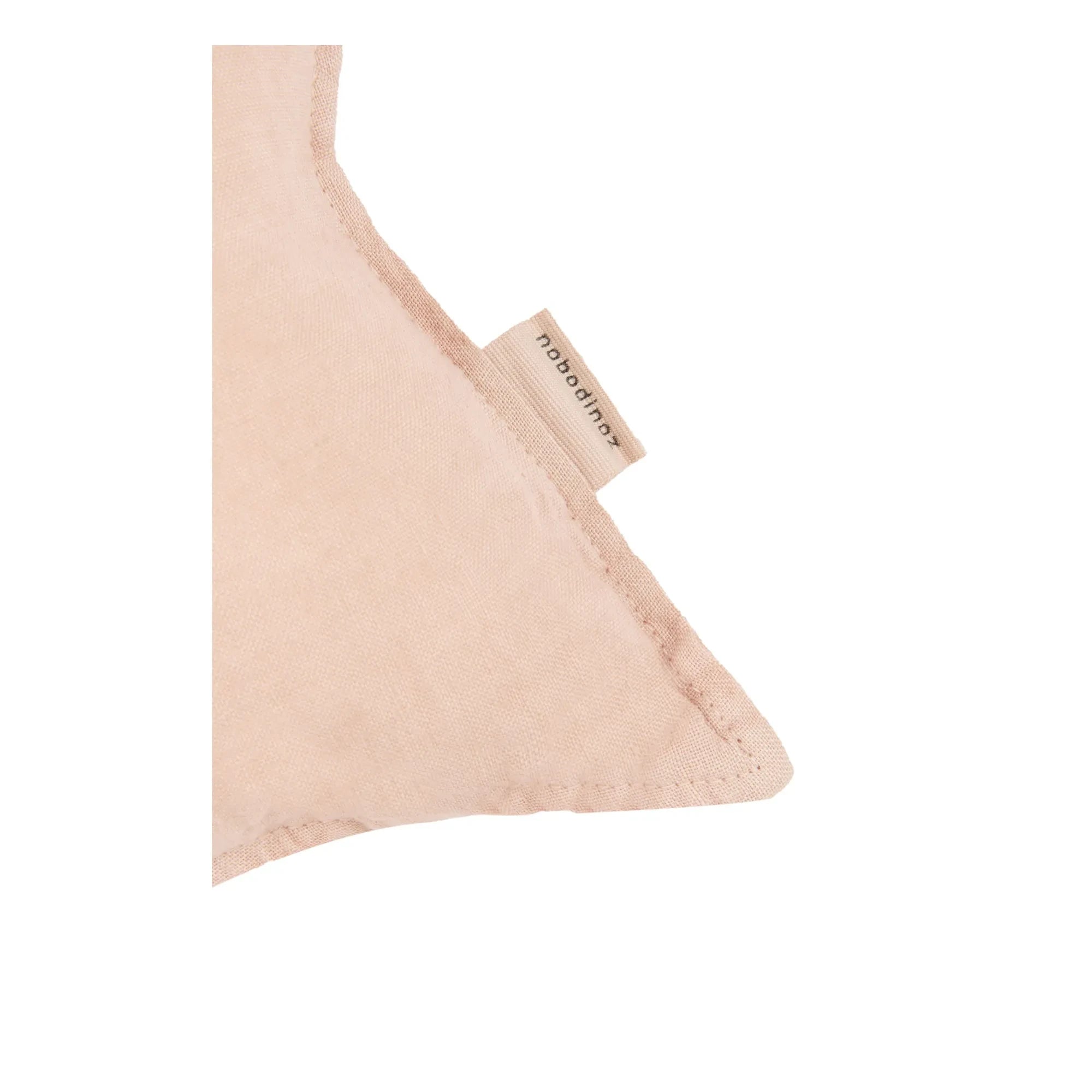 Nobodinoz - Etoile Pillow - French Linen | Dust Pink